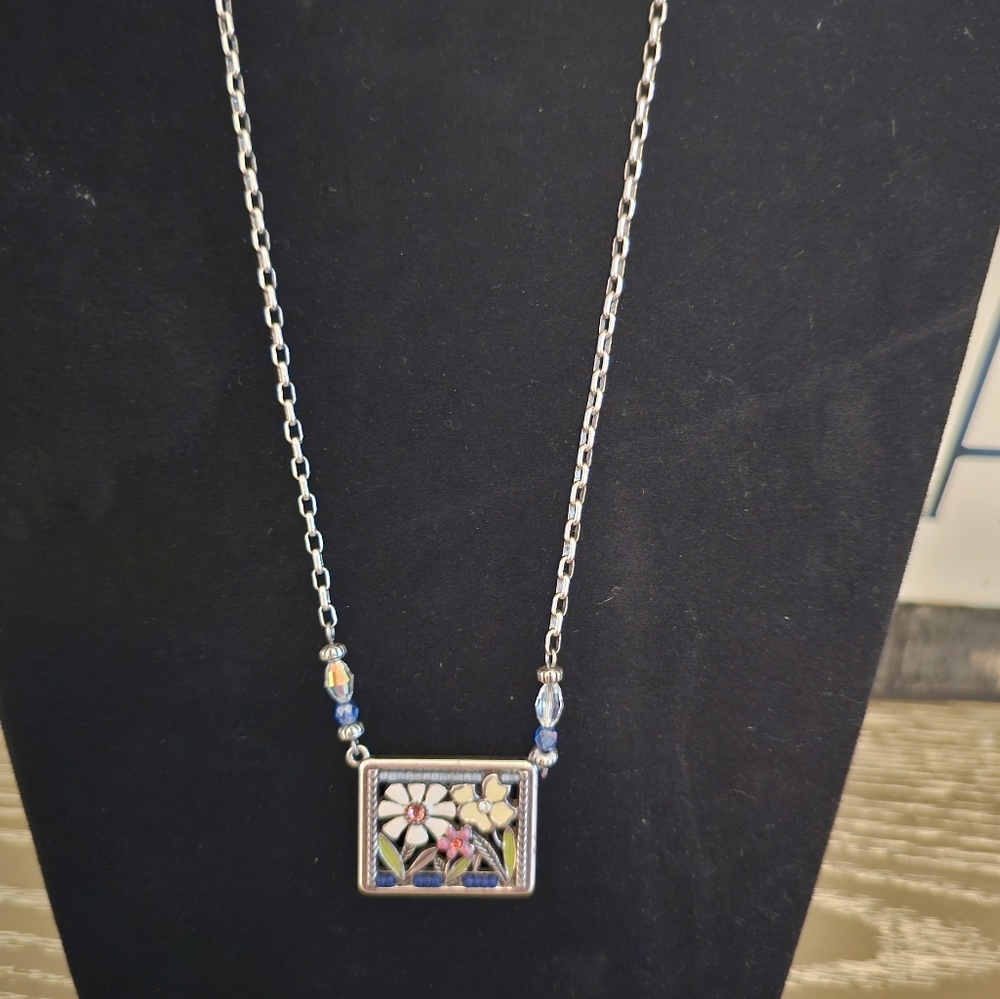 Brighton painted garden collection pendant necklace